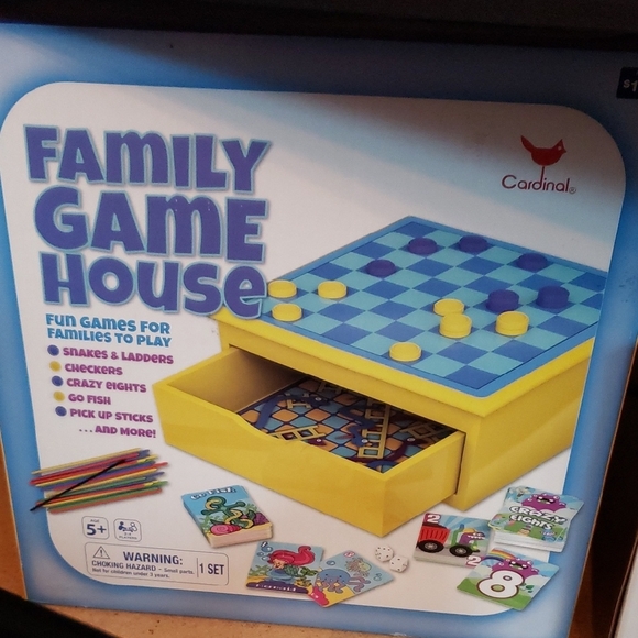 Cardinal Family Game House - Blue and Yellow - Picture 1 of 1